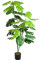 Decovego Monstera Fensterblatt Kunstpflanze Künstliche Pflanze 140 cm Kunstblume Innendekoration Kunst Pflanze wie echt im Topf