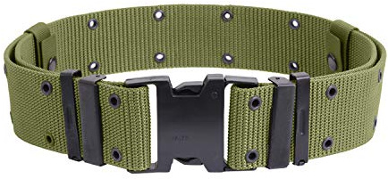 Olive Drab Marine Corp Style Quick Release Pistol Belt - X-Large