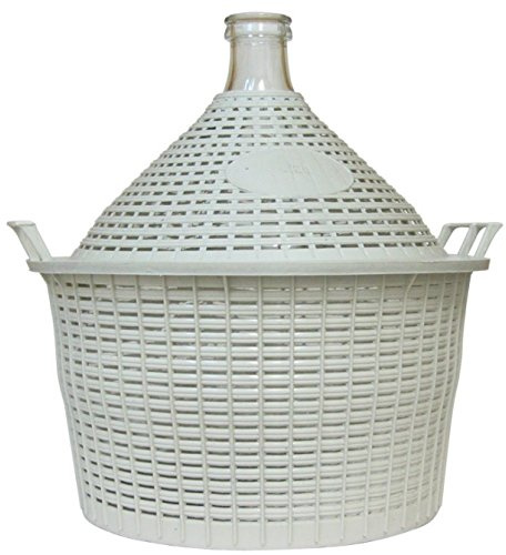 Cristal Globo gärballon Vino Globo Vino de Cristal Globo en cesto Fabricación 34L nuevo B34
