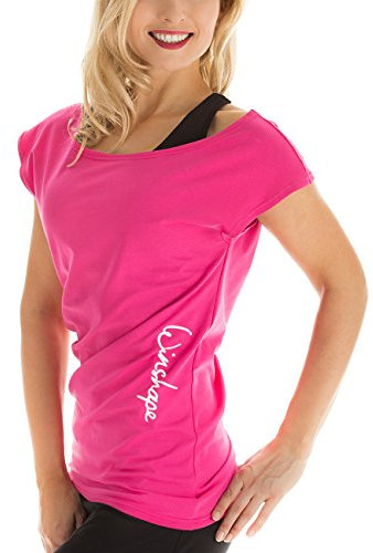 Winshape Damen Dance-Shirt WTR12 Freizeit Fitness Workout T, Pink, XL