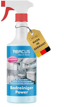 ABACUS® Badreiniger, Sanitärreiniger, gebrauchsfertig für Bad, Dusche und WC - Badreiniger Power 750 ml (4335)