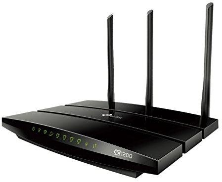 TP-Link Archer C1200 - Router Gigabit inalámbrico de doble banda, 2.4 GHz a 300 Mbps y 5 GHz a 867 Mbps, Gigabit Puerto, USB 2.0, 3 antenas externas de doble banda