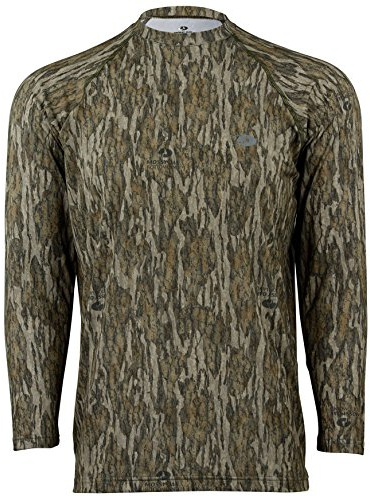 Mossy Oak Camicia da Caccia a Maniche Lunghe da Uomo Mimetica a Maniche Lunghe