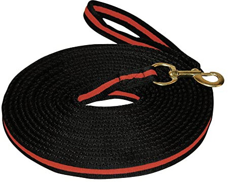 EXCELLENT Suministros Para El Caballo Lunge Whip Soft Lux Black Con Muskuton 8 M