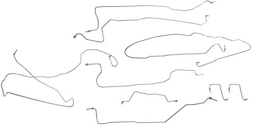 Dorman 919-101 Stainless Steel Brake Line Kit Compatible with Select Chevrolet/GMC Models (OE FIX)