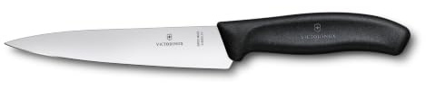 Victorinox Swiss Classic, coltello per sfilettare da cucina con lama normale in acciaio inox da 15 cm, nero