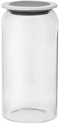 RIG-TIG Z00167 Aufbewahrungsglas mit Deckel, Glas, 11 x 21 x 11 cm
