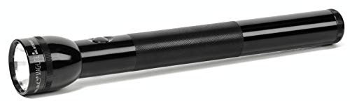 MAGLITE 4 D Cell Blister Pack Flashlight-Black, Aluminium,