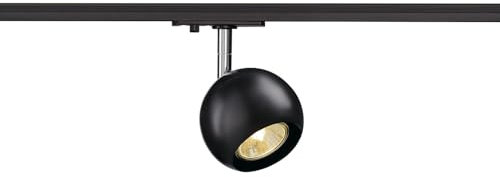SLV 1-Phase System Light Light Eye/spot, LED spot, Ceiling spot, Ceiling Light, Track System, Interior Lighting / GU10 50W Black