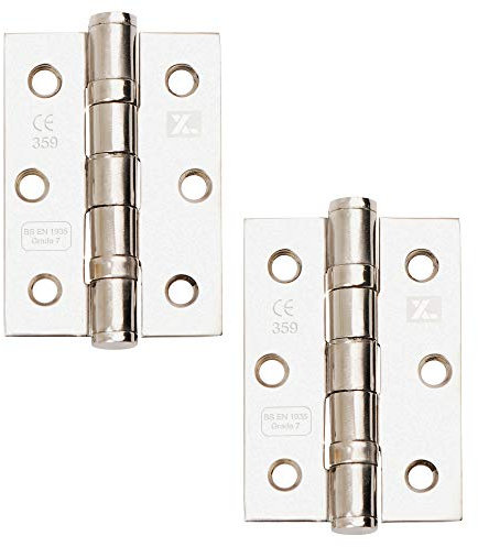 Excel XL962 Pair of 3 Grade 7 Door Hinges