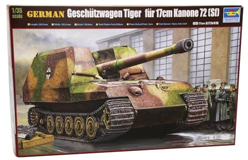 Trumpeter 00378 modellbyggsats tysk skyddsvagn tiger