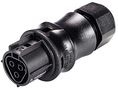 Wieland RST20i3 Steckverbinder Buchse, 3-polig, Schraubanschluss, 0,75-6 mm², für Leitungen 10-14 mm