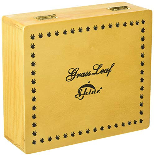 GRASSLEAF LARGE BOÎTE À ROULEAUX EN BOIS BOÎTE À ROULEAUX FUMER POUR VOS ACCESSOIRES DE FUMER COULEUR DU BOIS (Bois)