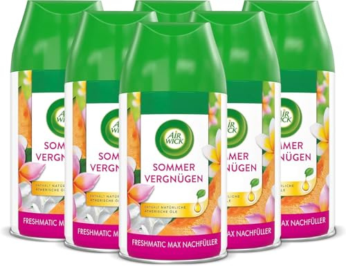 Air Wick 4002448081821 Life Scents Freshmatic Max Nachfüller, Sommer Vergnügen (6-er Pack)