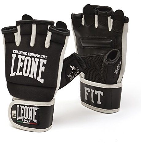 LEONE 1947, Karate-Fit-Handschuhe, Unisex-Erwachsene, Schwarz, M, GK093
