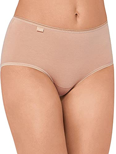 Sloggi Women's 24/7 Cotton Midi C3P Slip, Brush, 12 UK