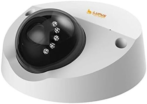 Lupus-Electronics 13311 LE339HD Überwachungskamera, Domekamera, HDTV, HDCVI kompatibel, schlagfest, Nachtsicht, erschütterungsgeschützt, 1080p, FullHD, 2MP, Weiß