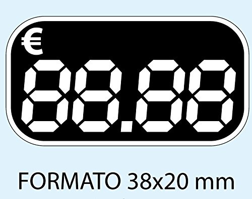 Etiquetas de precio personalizables, para estancos, bares, tiendas, ultramarinos, locales de alimentación.