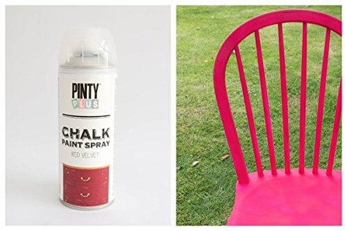 Unique Chalk Paint Spray Water Based Shabby Chic 18 Vintage Colours - 400ml (RED Velvet)