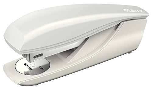 Leitz Büroheftgerät, Für 30 Blatt, Ergonomisches Design, Inkl. Heftklammern, Grau, NeXXt-Serie, 55000085