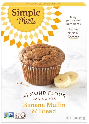 Simple Mills Banana Muffin Mix, 9 Ounce