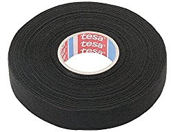 Tesa 51026 19 mm x 25 m värmebeständigt PET-tygband isoband tejp från motorrumskabelsatser