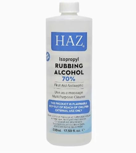 Haz 500 ml Isopropyl Rubbing Alcohol First Aid Anti Septic