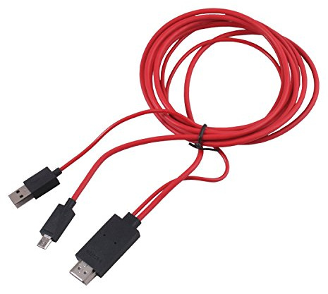 1080P MHL Micro-USB 5-Pin auf HDMI HDTV Adapter für Samsung Galaxy S2 i9100 N7000 i9220 HTC One Sony Xperia Z1 Z2