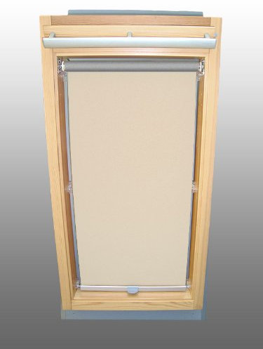 Abdunkelungsrollo Rollo Thermo creme für Velux DKL/DKU/RHL/RHU-EP GGU,GPU,GHU,GTU F06 ALU