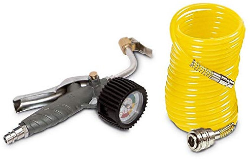 Michelin 6718700049 ca-kit D Air 5-teilig (Reifenfüllgerät Spiral 5 m mit 3 Bits)