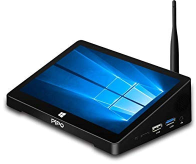 PiPO X8 PRO - Tablet-PC mit Windows 10, HD 7 Zoll Touchscreen, Celeron N4020, 3GB RAM, 64GB Speicher, HDMI, Wi-Fi AC, Ethernet, Bluetooth, microSD