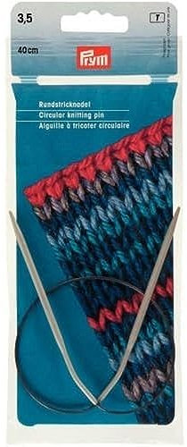 Prym 211245 Rundstricknadeln ALU 40 cm 3,50 mm grau