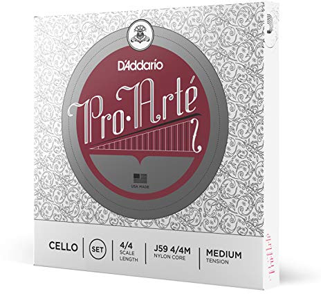 D'Addario Pro-Arte 4/4 Scale Medium Tension Cello String Set