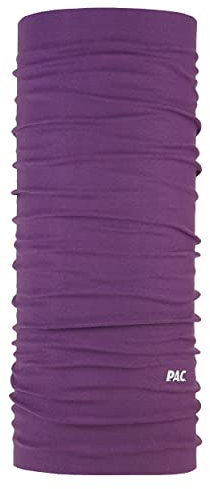 P.A.C. Original Solid Grape Multifunktionstuch - nahtloses Mikrofaser Halstuch, Kopftuch, Unisex, 10 Tragemöglichkeiten