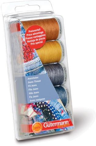 Gütermann Nähgarn, Polyester, Mehrfarbig, 16x3x6.8 cm, 500
