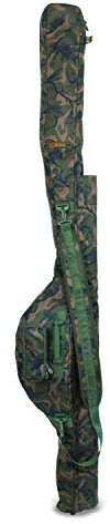 Fox Camolite Tri Sleeve 10ft Rutentasche für 3 Karpfenruten 10ft, Rutenfuttural für 2 teilige Steckruten, Tasche für Angelruten zum Karpfenangeln, Tarnfarbe