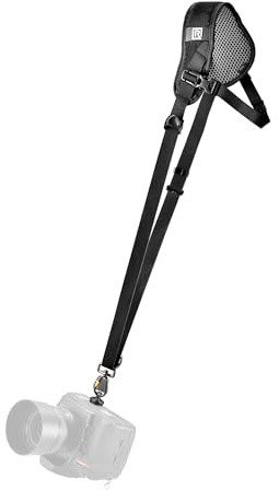 BLACKRAPID Sport Breathe Original Camera Sling Right-Handed Design Comfortable & Adjustable Cross-Body Strap Abdominal Support, Black, with Out