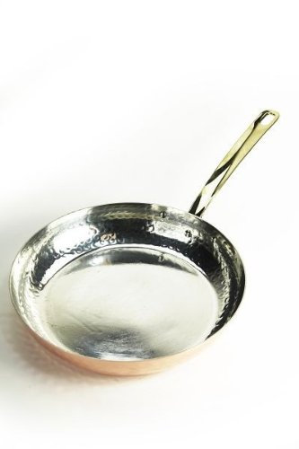 Copper Garden Kupferpfanne 24 cm mit Stiel I Mit Zinn beschichtete Pfanne aus Kupfer zur idealen Wärmeleitung/-verteilung I Bratpfanne spülmaschinenfest & robust I 100% lebensmittelecht