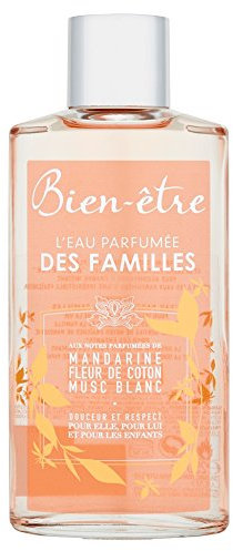 Bien Être L'Eau Parfumée des Familles, Parfümiertes Wasser, Noten von Mandarine, Baumwollblüte und weißem Moschus, 250 ml