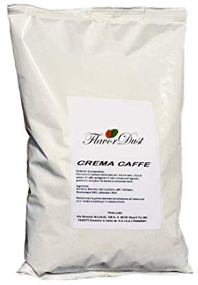 Flavordust 1 Confezione da 900 g. Sorbetto al Caffè Prodotto Solubile Professionale per Crema Fredda al Caffè