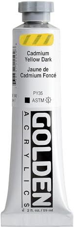 Pro-Art-Bilderpalette Doré Heavy Body Peinture Acrylique 2 G -Cadmium Jaune foncé