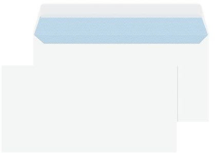 Blake 23882/50PR Självhäftande Kuvert, 50 stycken 110 x 220 mm, Vit