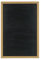 Bi-Office Informations- und Notiztafel, gerillt, Eiche, 600 x 900 mm, Schwarz
