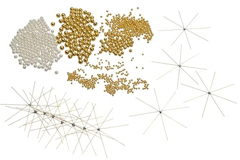 Betzold Drahtsterne-Komplett-Set - Bastelset Weihnachtsdeko Baumschmuck für Kita und Schule