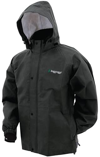 FROGG TOGGS Mens Bull Waterproof Jacket Raincoats, Black, XX-Large US