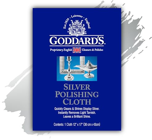 Goddard's Silver Polishing Cloth, Silver Cleaner & Tarnish Remover, 1 Pack