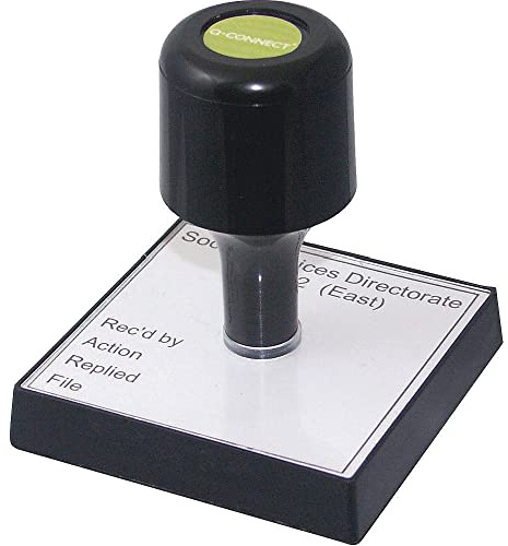 Q-Connect Voucher for Custom Rubber Stamp 90 x 55 mm