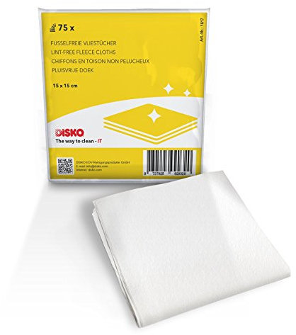 Disko Fusselfreie Vliestücher, 1er Pack (1 x 75 Stück)