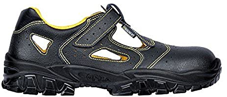 Cofra NT310-000.W48 NEW DON S1 SRC Sandalias de Seguridad, Negro/Amarillo, Talla 48
