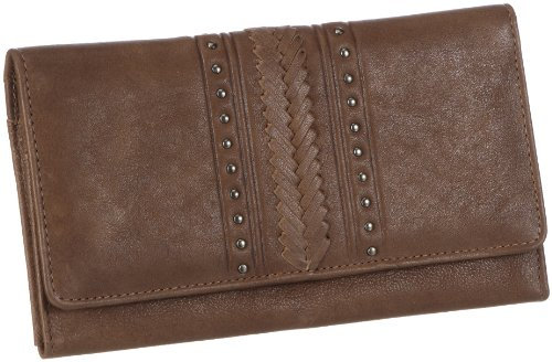Bodenschatz Rimini 4-020 RI 06, Damen Geldbörsen, Braun (Cognac), 17x10x1 cm (B x H x T)